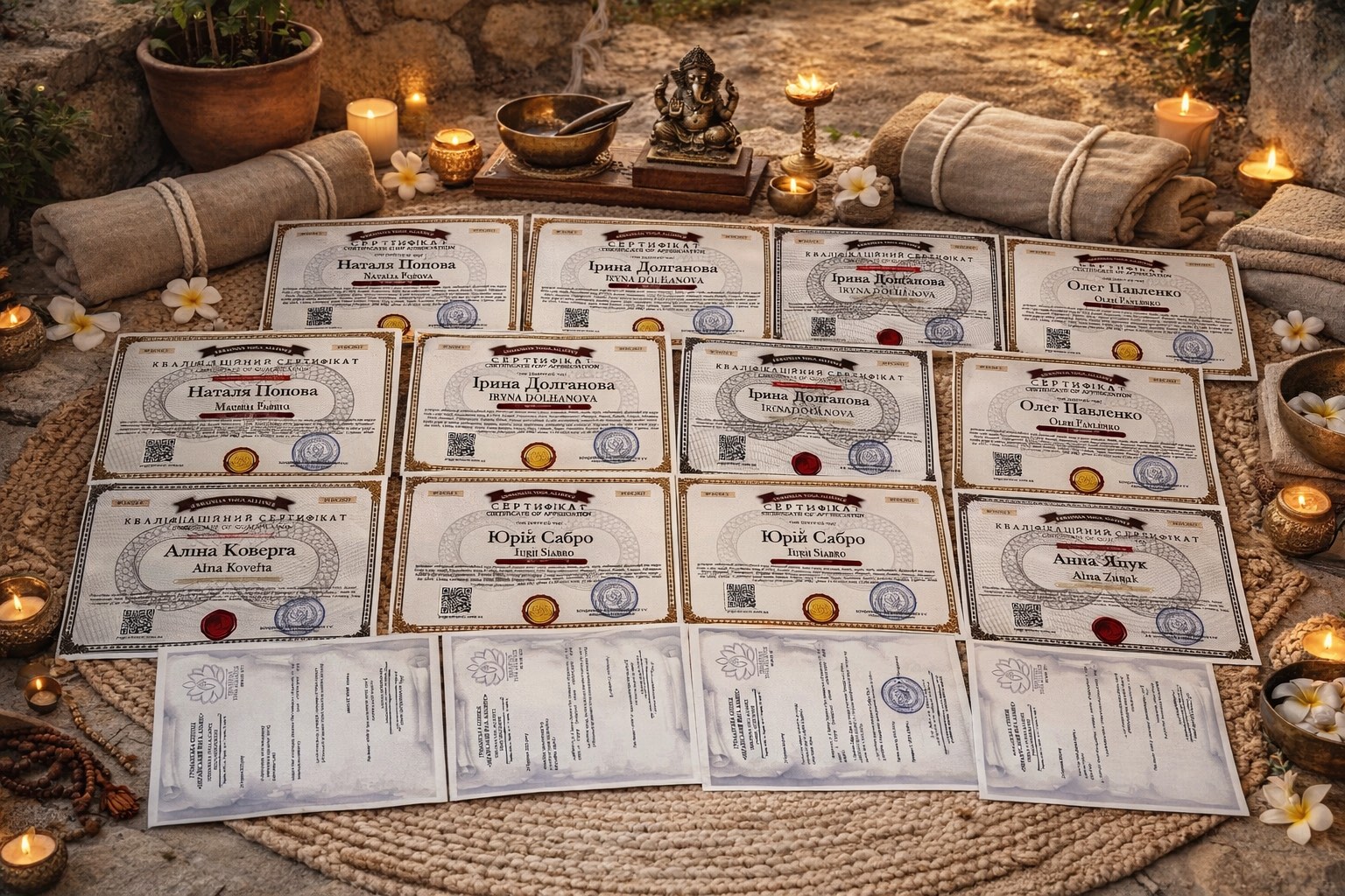 Цей курс створений для вас, якщо:

• Вам необхідний міжнародний сертифікат, виданий офіційною організацією, який надає право викладати йогу в Україні, Європі та інших країнах світу без обмежень.

• Ви прагнете отримати чітку професійну систему викладання, а не розрізнені знання:
навчитися впевнено вибудовувати практику, грамотно відбудовувати асани учнів, інтегрувати у заняття класичні пранаями та очисні техніки (крії), а також розвинути навички медитативних практик.

• Ви зацікавлені у професійному статусі та впізнаваності, зокрема розміщенні вашого профілю як сертифікованого інструктора йоги на понад 50 авторитетних онлайн-ресурсах, що підсилює довіру, особистий бренд і потік учнів.