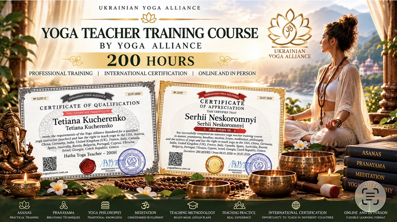 How to Become a Yoga Instructor — Professional 200-Hour Yoga Alliance Teacher Training Courses in Ukraine, Europe and Online