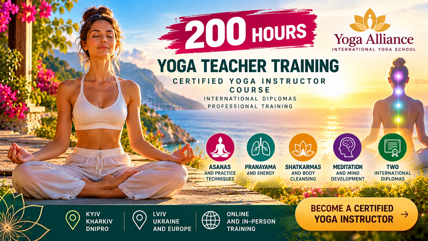How to Become a Certified Yoga Instructor in Ukraine and Europe: Professional Yoga Teacher Training and Basti Kriya Practice